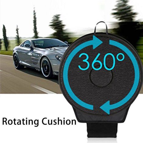 Coussin Rotation 360° - Coussin Siège Automobile - En Mousse à Mémoire de Forme - Usage Intérieur et Extérieur - 1 Pièce (1/5)