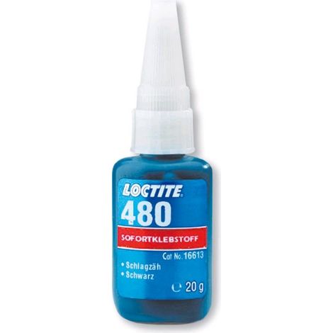 LOCTITE 480 Adhesivo instantáneo reforzado negro 50 g