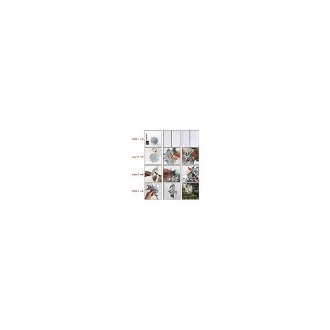 Ahuyentador de pájaros para jardín, decoración antipalomas, pincho reflectante para molinos de viento, para proteger jardines, huertos y patios (juego de 4).
