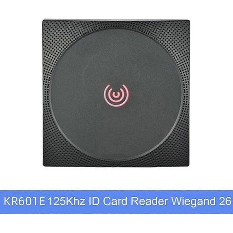 Lecteur de cartes étanche IP65 13,56 MHz 125 kHz, lecteur de contrôle d'accès par carte de proximité Wiegand 26 34 NFC KR601EKR601E 125 kHz (1/5)