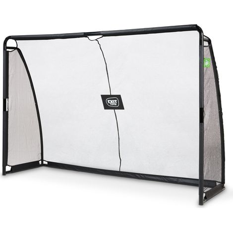 EXIT Finta Steel Football Goal 10x6.6ft – Black