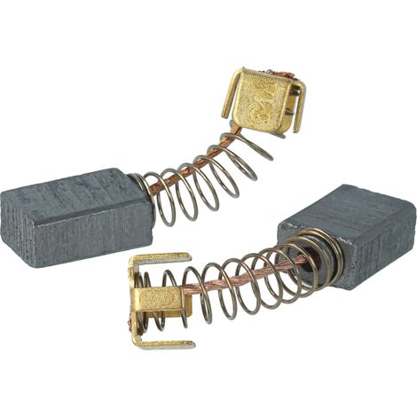 vhbw 2x escobilla carbón compatible con Makita 6904 6500B, 6801, 4301BV, 6701, 8419B, 6013BR, 63004 herramientas - 5 x 8 x 12,5 mm (1/5)