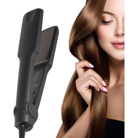 Fer à lisser professionnel portable Outil de coiffure à contrôle de température (EU plug)---RAC (1/4)