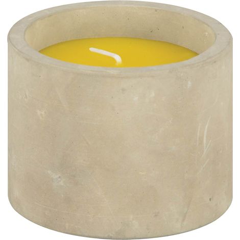 Esschert Design Citronellakerze  im Betontopf für den Außenbereich Ø 8,5 cm