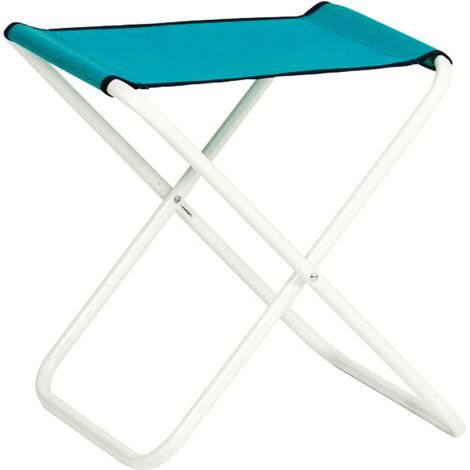 TABURETE PLEGABLE ACERO VERDE AGUA FIBRELINE TIJERA