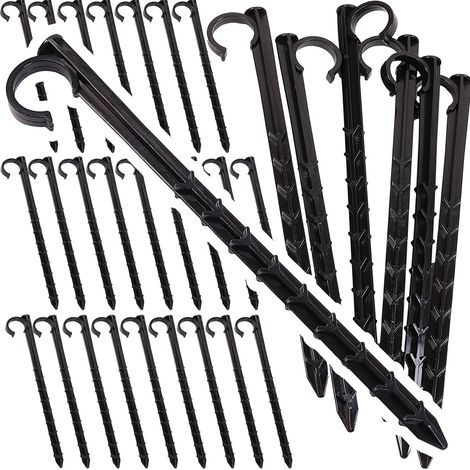 Support de tuyau Anker pour piquet de sol pour tuyau goutte-à-goutte 16mm 17mm 50x Irrigation