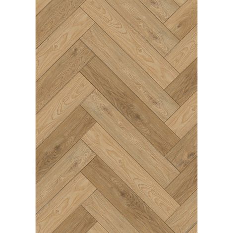 Mexen Sunset Hills campione di pannelli in vinile a spina di pesce 635 x 127 mm SPC 6,5 mm, sottostrato 1,5 mm, 4 V-Fuga, Rovere (1/2)