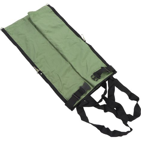 Grüne Obsttasche aus 600D Oxford-Gewebe mit doppeltem Schnallenverschluss, verstellbar, geeignet zum Apfelpflücken und ideal für die Gartenernte. (1/4)
