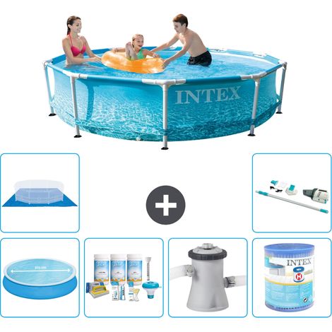 Intex Piscine Tubulaire Ronde - 305x76 cm - 7-pièces S31340 (1/5)