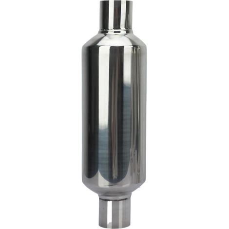 Sportschuffler - Tuyau d'évacuation de voiture - Terminal de décharge de voiture - Acier inoxydable 201 - Longueur : 2500 mm - Diamètre : 51/57/63/76 mm - Silencieux universel pour la course de (1/5)