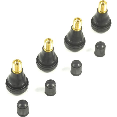 Lot de 4 valves en caoutchouc Snap-In TR 412-35 mm (1/4)