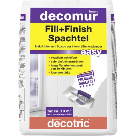 Decotric Decomur Fill+Finish Spachtel easy 10 kg Spachtelmassen