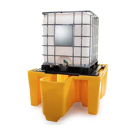 Auffangwannen mit Spender 1 IBC-Auffangwannen - SJ-525-BK-BK