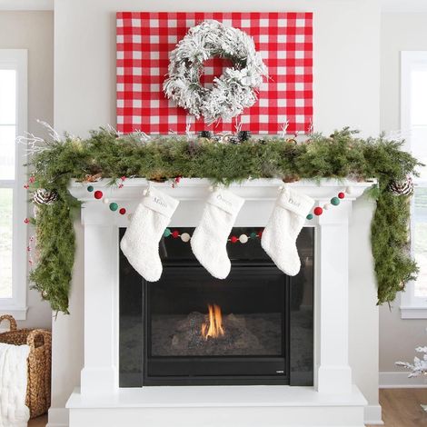 Guirlande Artificielle - Lianes En Plastique Vert - 200 cm - Pour Décoration De Noël, Cheminée, Balcon, Porte, Clôture - 1 Pièce (1/5)