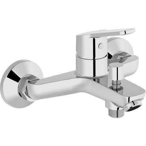 Mezclador de bañera y ducha de pared Jacob Delafon Aimé Chrome