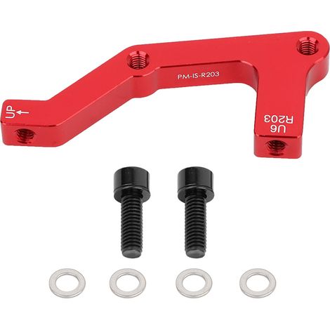 Adaptateur de Frein à Disque R203 pour VTT Rouge - Montage Durable (1/5)