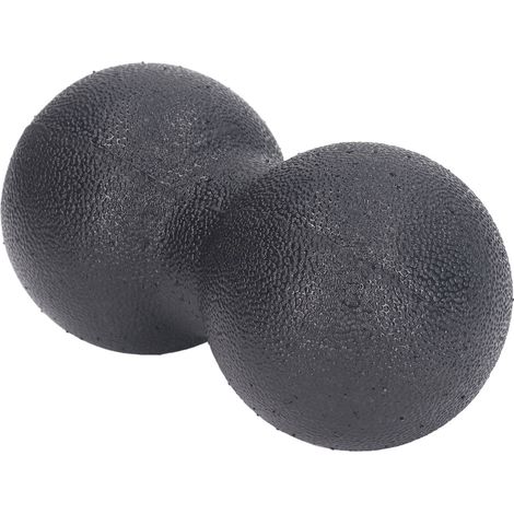 Balle de massage en forme de cacahuète soulage la fatigue et les douleurs de la plante des pieds, noire. (1/5)