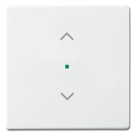 Enjoliveur 1 Touche 1 Led 1 Picto Store Futur Linear Blanc Studio 2CKA006220A0145 ABB BJE518185