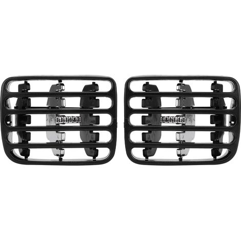 Grille D'Aération Climatisation - Remplacement Pour Renault Clio II 1998-2001 Et Nissan Thalia I 1998-2006 - Plastique - 1 Pièce (1/5)