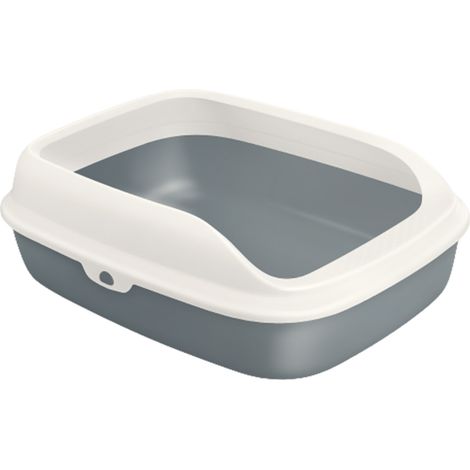 PAKEWAY Space Capsule Katzentoilette - Offenes Modell M (Grau)
