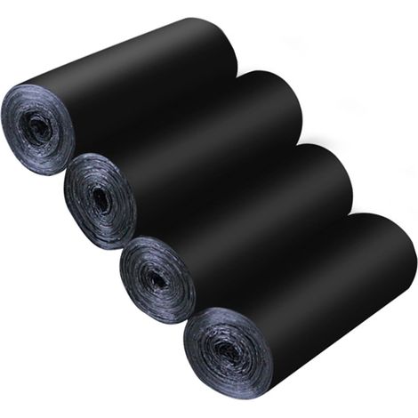 100 petits sacs poubelle biodégradables de 15 à 23 litres (4 à 6 gallons) pour salle de bain, chambre ou bureau. Sacs extra résistants, non parfumés et compostables.