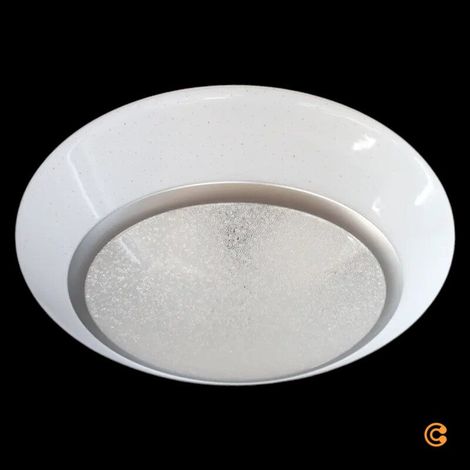 [GEBRAUCHT] B-Ware Lindby Deckenleuchte LED Leuchte Ilektra Weiß Glitzer Fernbedienung dimmbar 50cm (1/2)