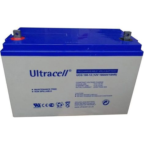 Batterie scellée GEL 100Ah 12V à décharge profonde Energie solaire