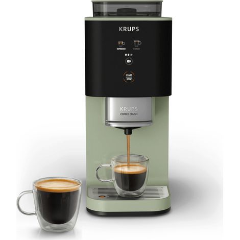 Krups Coffee Crush, Macchina da Caffè Automatica, Design Compatto, SA401L (1/4)