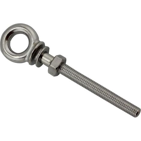 Boulons à œil en acier inoxydable Boulons à œil longs Boulons longs intégraux non soudés Boulons pivotants (6 mm) (1/3)