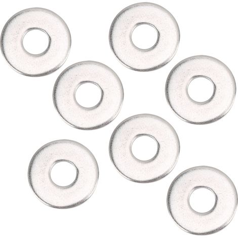 100 Rondelles Plates Inox 304 M8x24mm - Lot de 100 Pièces pour Boulonnerie et Quincaillerie (1/5)