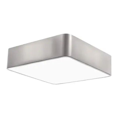 [NEUWERTIG] B-Ware Nova Luce Deckenleuchte Lampe Ragu Nickel E27 Led Acryl Metall Modern 36x36 Cm