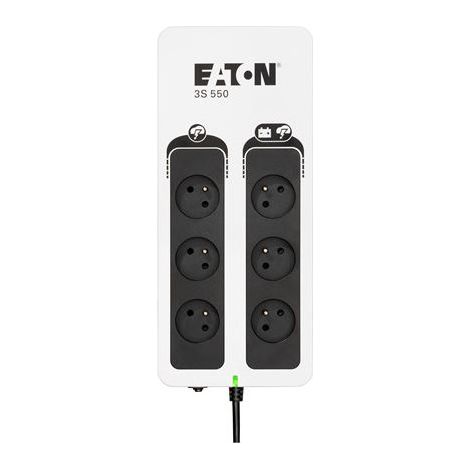 Eaton – Onduleur 550 VA 330 W – 6 prises protégées – Tension d'entrée CA 220-240 V – 3S550F – Autonomie 8 min pour sauvegarde (1/10)