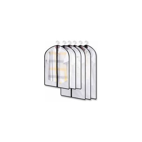Autres rangements,Sac à vêtement anti-mites transparent Sac à vêtement anti-mites Ensemble de couverture de vêtements étanche à la poussière Idéal pour dans le placard Protéger les vêtements Chemise e (1/5)