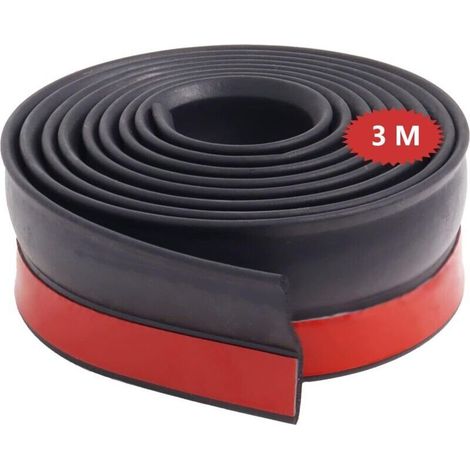 Burlete Garage Door Seal, Universal Multi-Purpose Rubber Garage Door Seal, Multi-Purpose Garage Door Sealing Tape (10ft/3m)