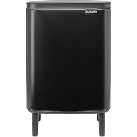 Brabantia Moderne Mülleimer Schwarz Matt 12 Liter
