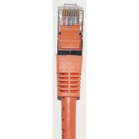 Cordon de brassage RJ45 CAT 6 F/UTP - 2m Orange (1/4)