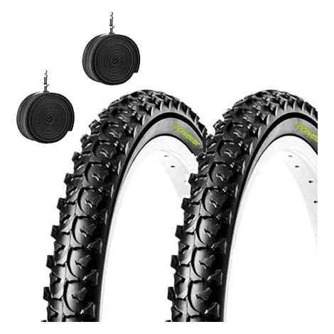 2 chambres 16 X 1,75 + chambres à air Pneus 47-305 Tasseletés Pneus pour VTT Enfant Ecovelo (1/4)
