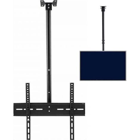 SUPPORTO SOFFITTO PER TV STAFFA BRACCIO REGOLABILE DA 20 A 55 POLLICI Art. 807A