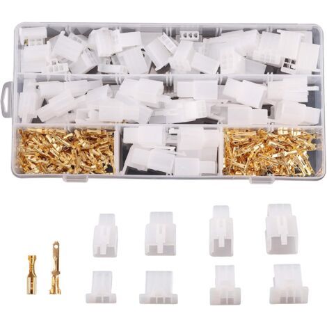 2.8mm Automobile Connecteur Kit 2 3 4 6 Broches Automobile Fil Électrique Connecteurs Kit pour Moto Moto Voiture Camion Scooter Bateaux Électrique Instruments (1/4)