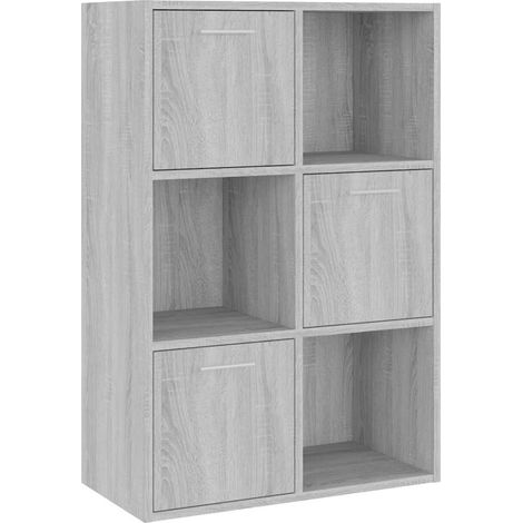 Maison Exclusive - Lagerschrank Grau Sonoma 60x29,5x90 cm (1/5)