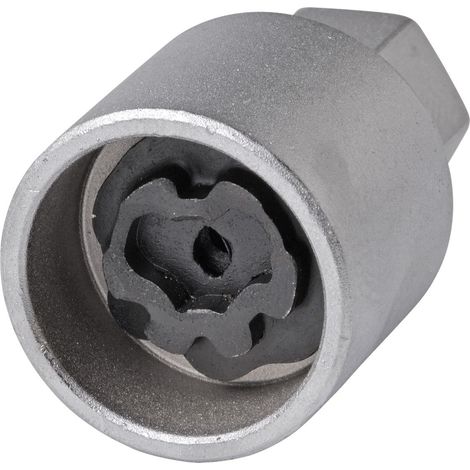Adaptateur de démontage de verrou de jante SW-Stahl 02383L-20 I adapté pour VW I adaptateur 540 I outil de démontage pour déverrouiller le verrou de roue I outil de déverrouillage pour verrous de jant