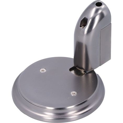 Bouton de porte anti-vent silencieux en alliage de zinc, butée mécanique à pousser, arrêt de porte mural, fixation robuste pour intérieur (1/5)