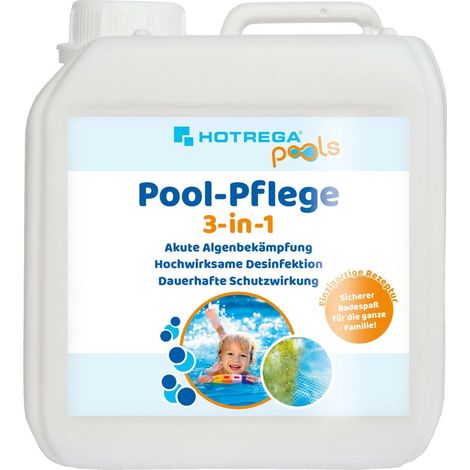 HOTREGA Pool-Pflege 3-in-1 Algenbekämpfung 2 Liter (1/5)