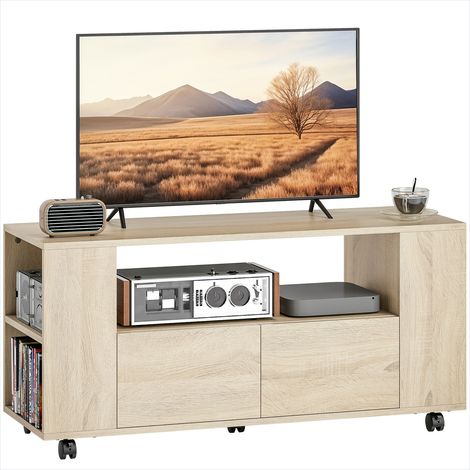 SunJet Meuble TV, support télévision, sur roulettes 102 cm - Réf. OPA4T603XJ0A (1/5)