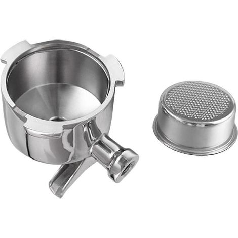 Bodenloser 51-mm-Doppelauslauf-Siebträger für EC680/EC685-Siebkorb – Zubehör für Espressomaschinen (1/5)