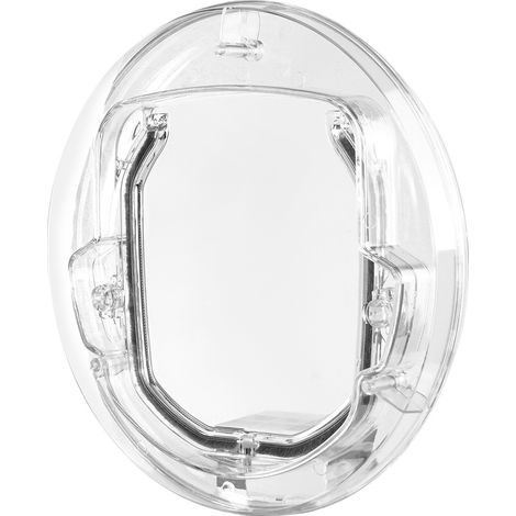Puerta para gatos para puertas interiores y exteriores, puerta para mascotas con cierre de 4 puntos, puerta para ventanas para perros (1/5)