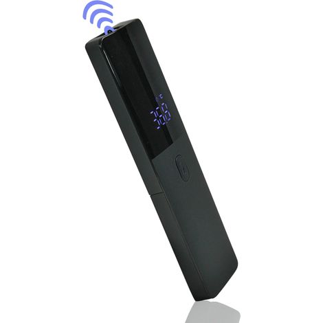 Thermomètre Sans Contact Slim FISHTEC Mesure 1 Seconde Bip 37,8°C Mémoire 32 Mesures (1/5)