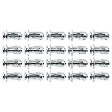 Kit de 60 rivets d'expansion Jack Nut M5 M6 pour fixation de tôles métalliques creuses, forme pétale-NANOTEH (1/5)
