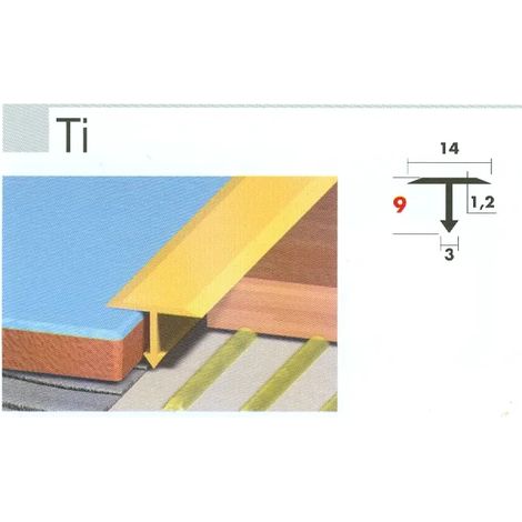 PASSATOIA A "T" MT 2,7 OTTONE (1/2)