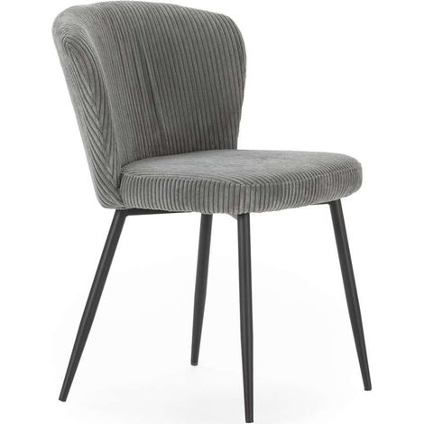 Pack de 4 sillas modelo Guadiana tapizado textil gris, 78cm(alto) 47cm(ancho) 58cm(largo) (1/5)